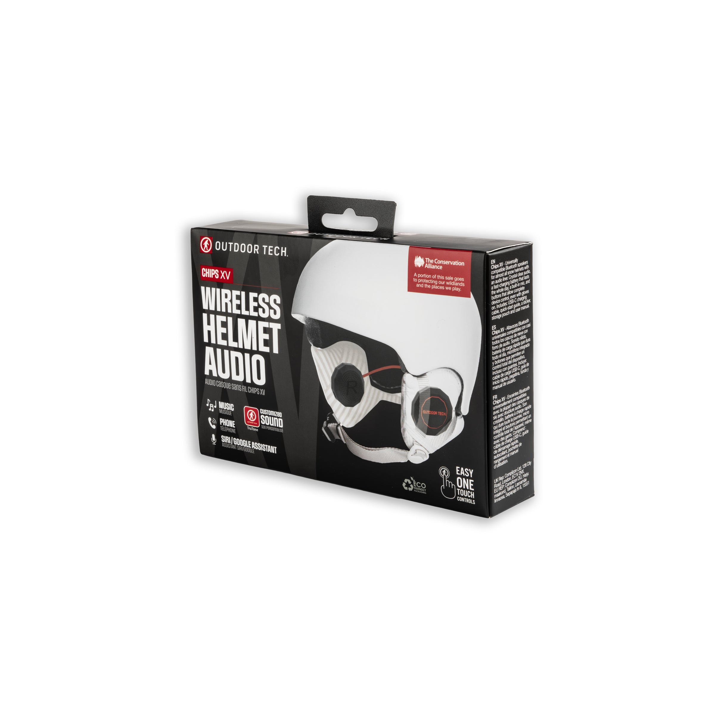 outdoor tech audio systems with smith helmet Chips XV