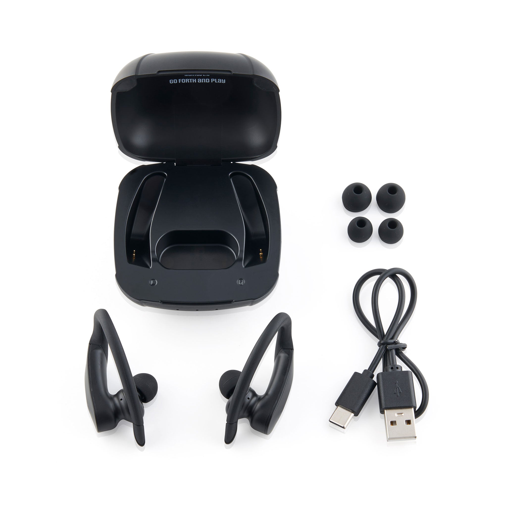 Free Mantas 2.0 Earbuds With Recharging Case