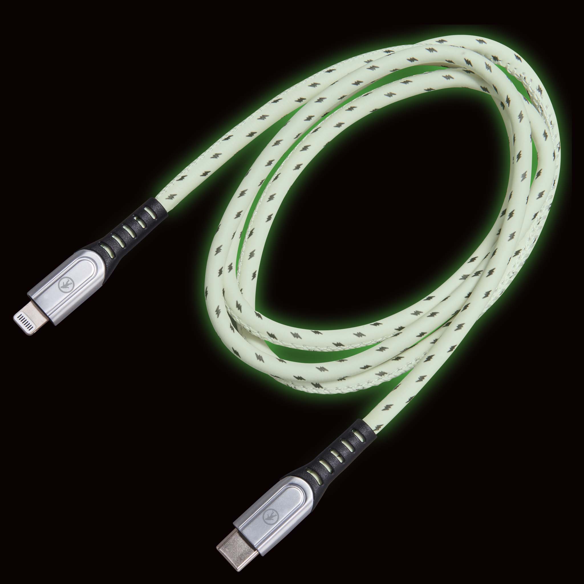 USB C to lightning cable glow in the dark