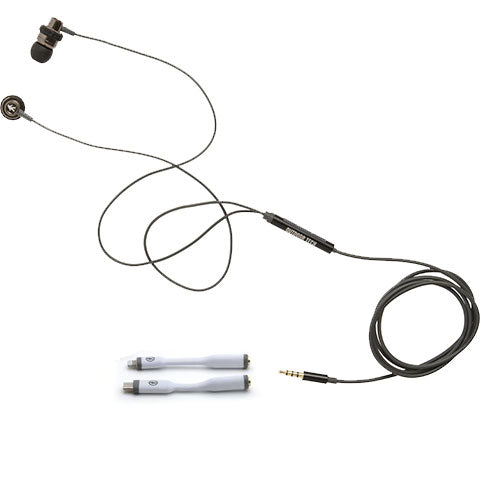 Minnows Universal - Wired Earbuds with USB C and Lightning Adapters